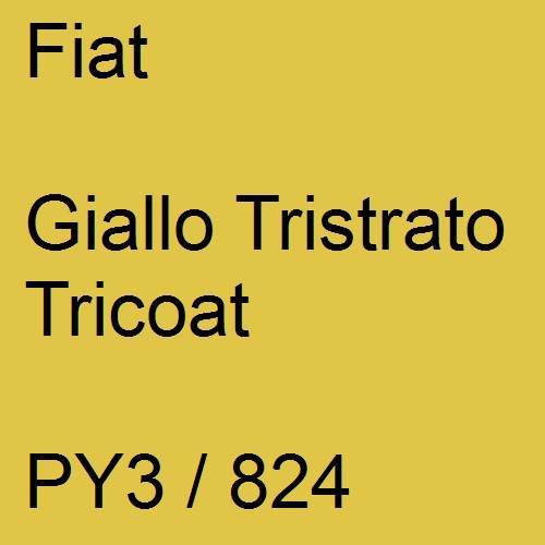 Fiat, Giallo Tristrato Tricoat, PY3 / 824.